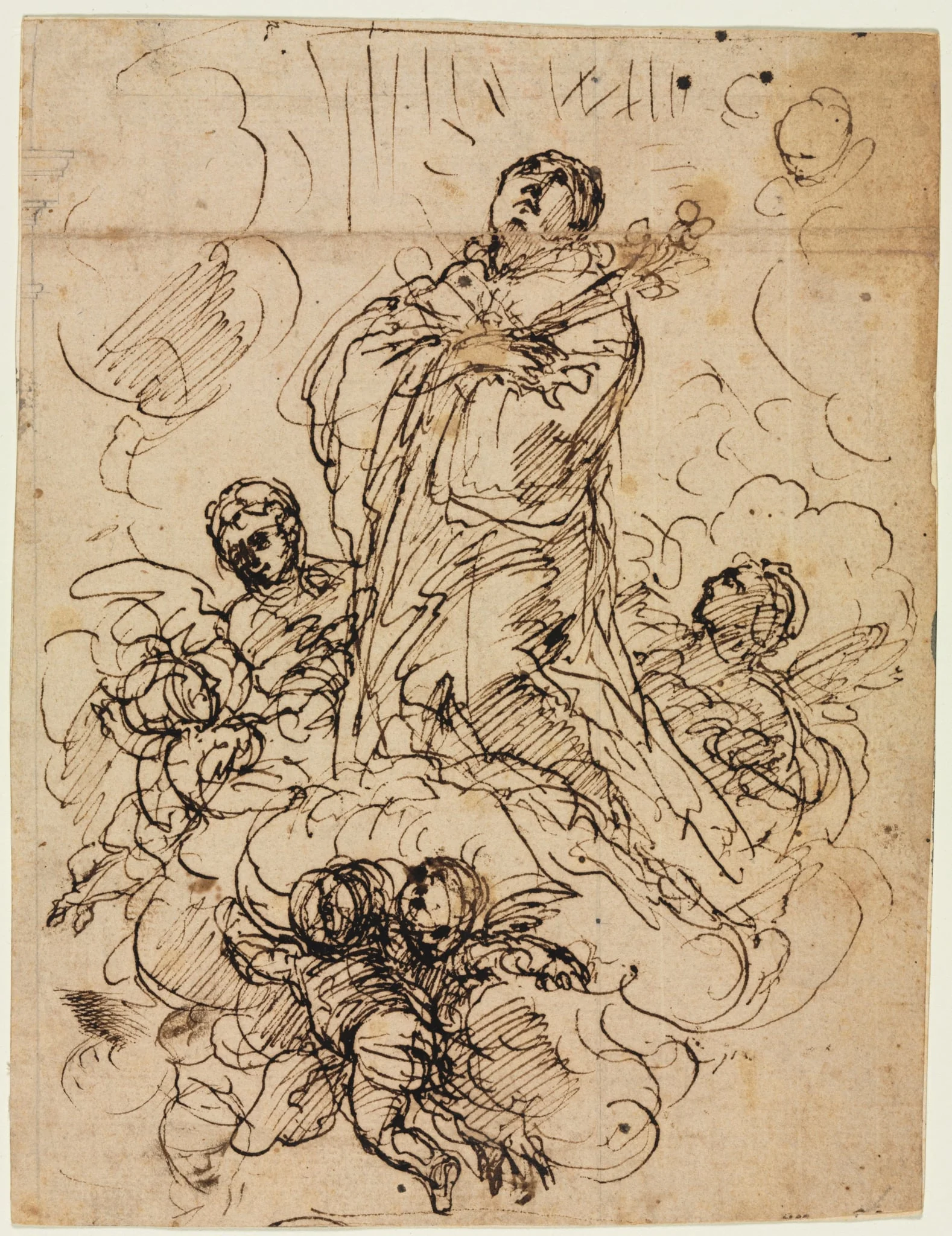 Apotheosis of a Saint, by Anton Domenico Gabbiani, 1700