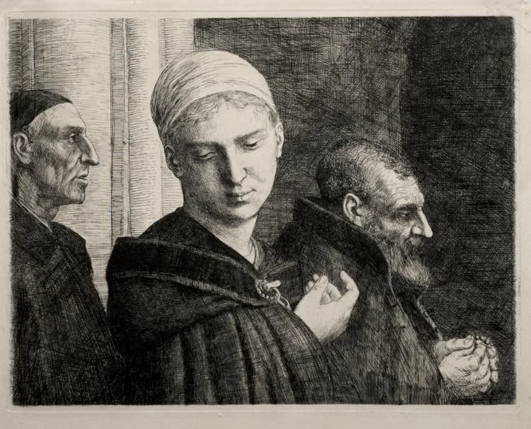 The Baptism, by Alphonse Legros, 1870