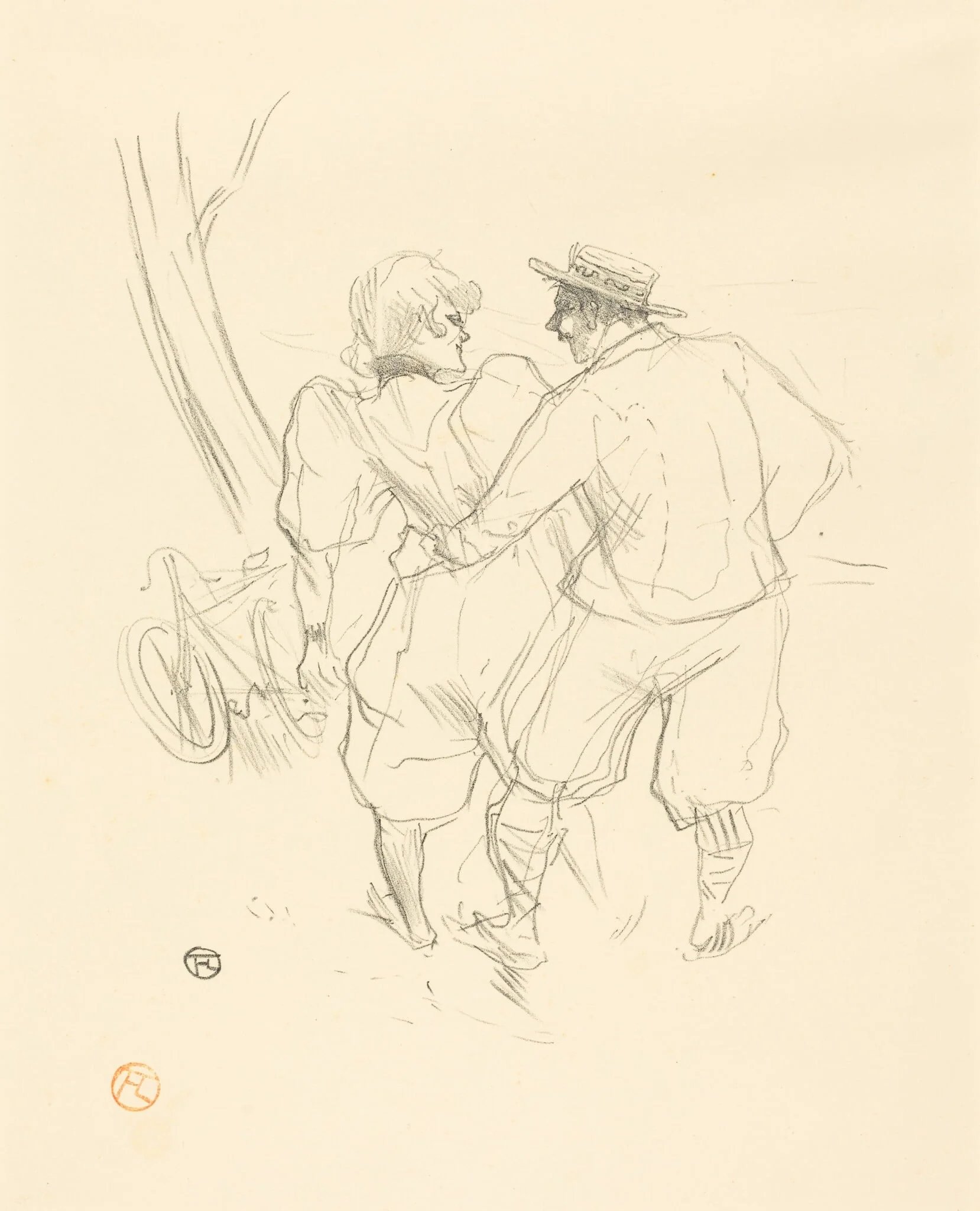 Floréal, by Henri de Toulouse-Lautrec, ink, 1895
