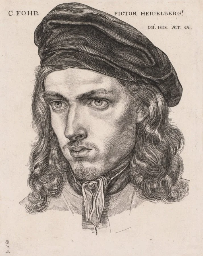 Portrait of Carl Philipp Fohr, by Samuel Amsler, 1818