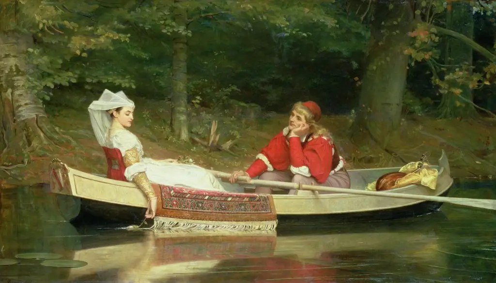 With the river