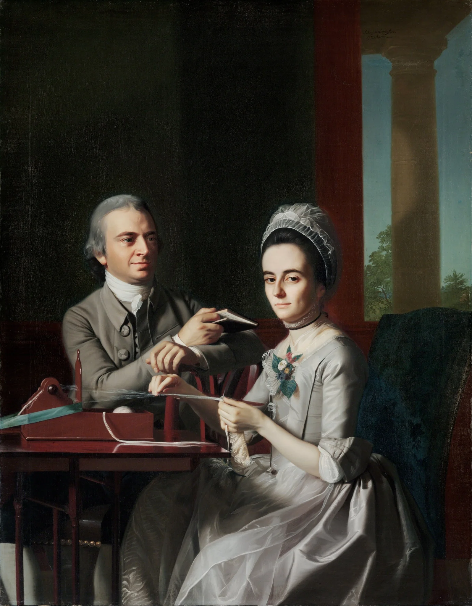 Mr. and Mrs. Thomas Mifflin (Sarah Morris), by John Singleton Copley, oil, 1773