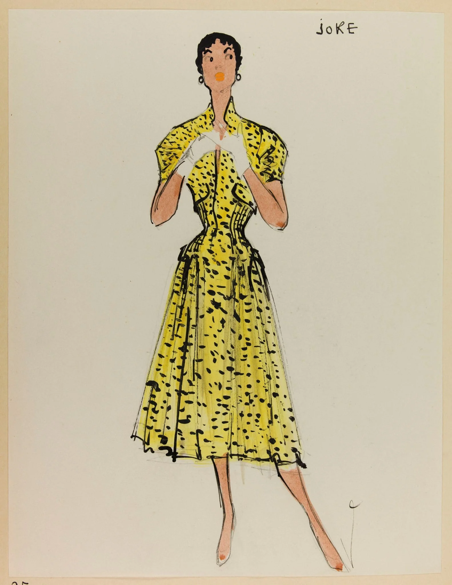 Joke, by Marie-Louise Carven, 1953