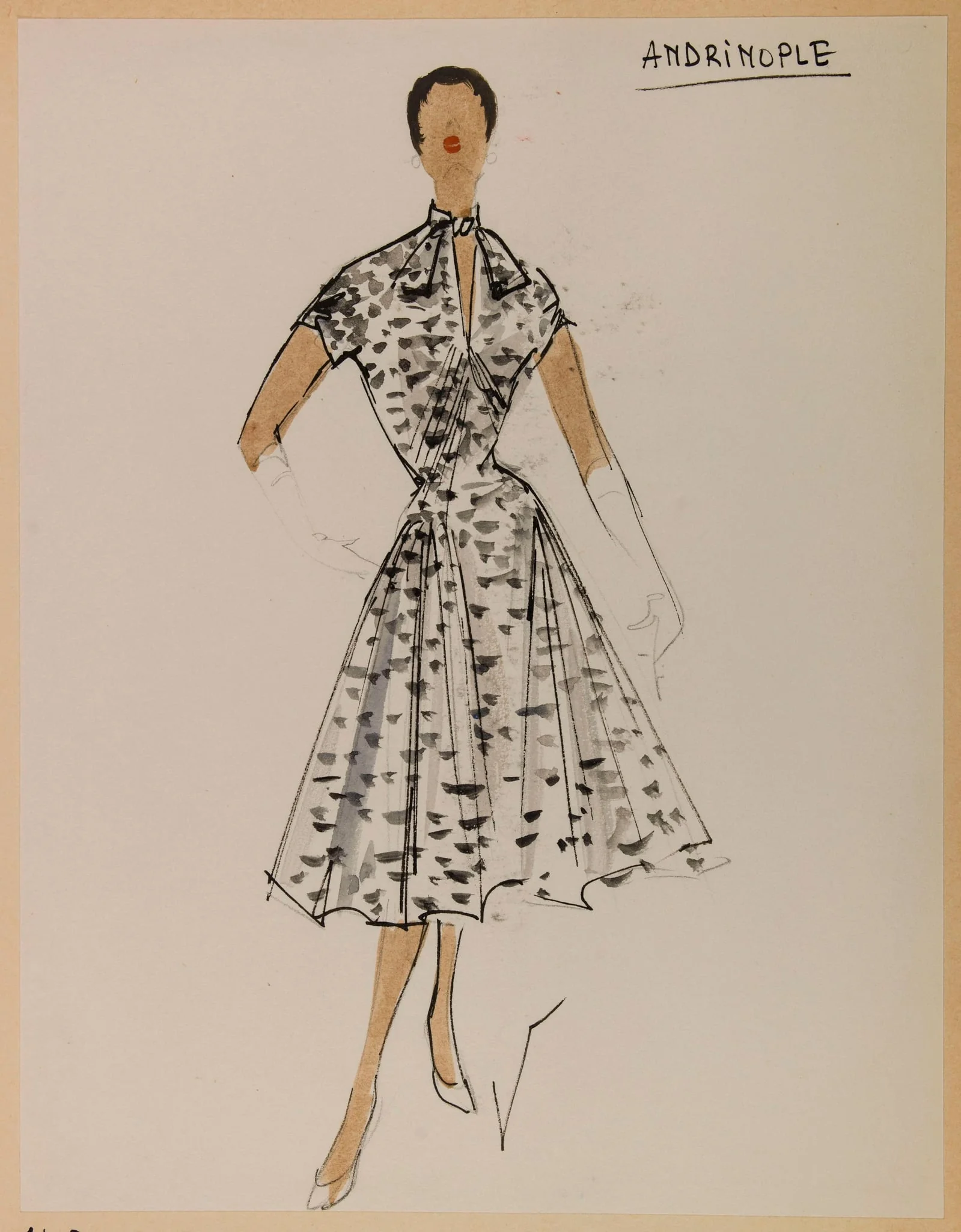Andrinople, by Carven, 1953