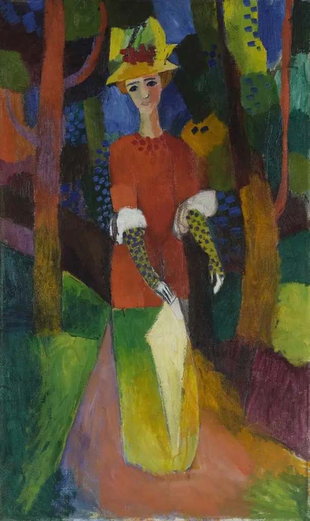 Lady in a Park