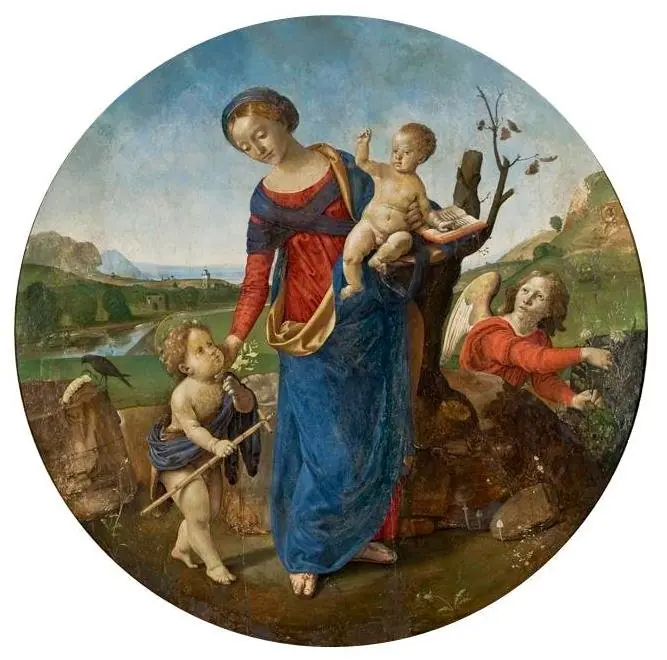 Virgin and Child with Young St. John the Baptist, and an Angel
