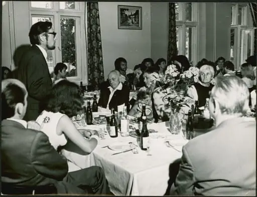 Uczestnicy pleneru malarskiego Mrągowo 1973. 1