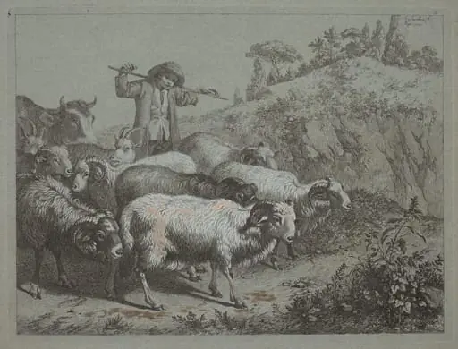 Shepherd with his Flock