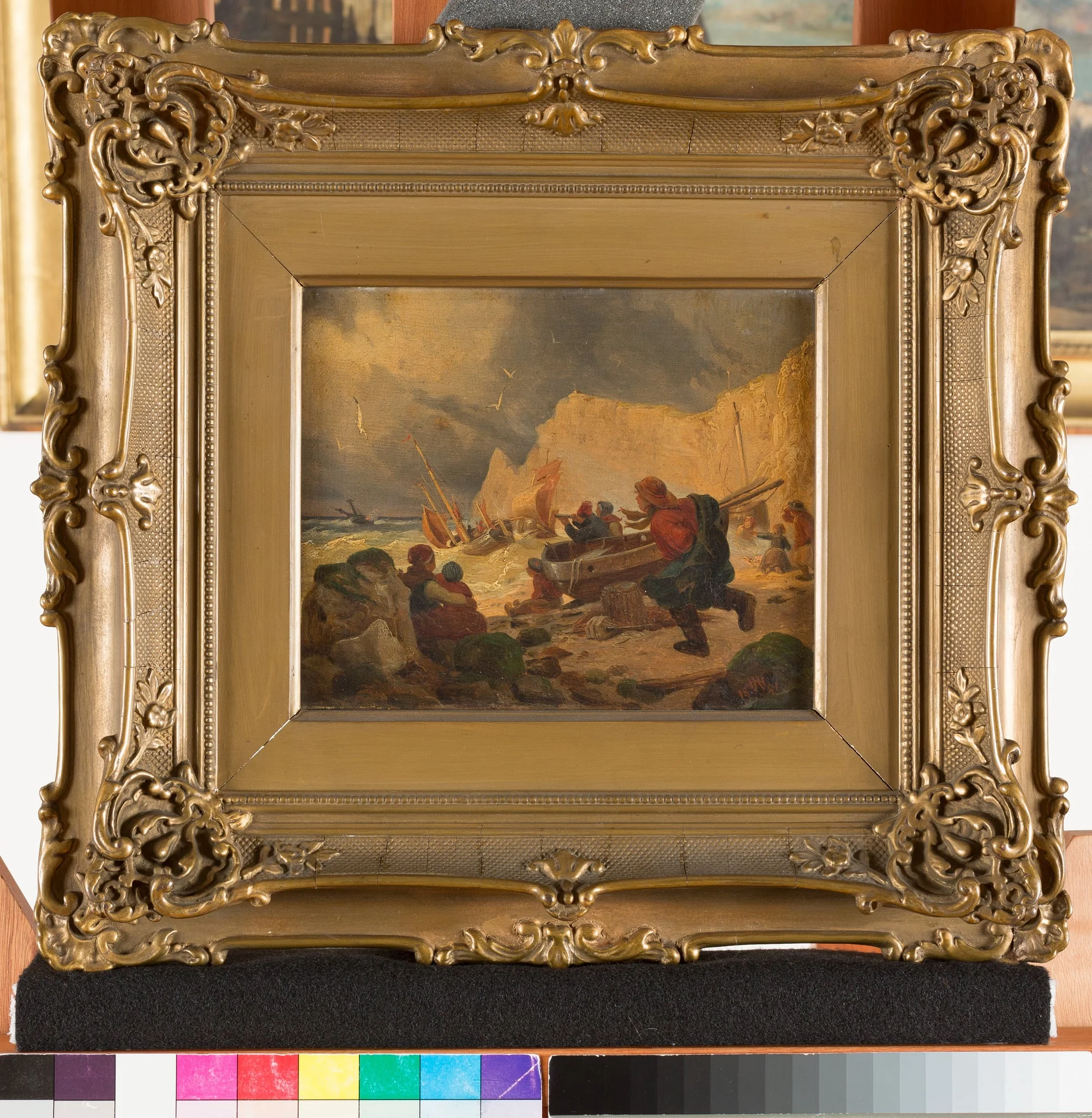 Schiffbruch, by Unknown, 1841