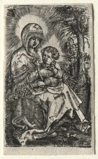 The Beautiful Virgin of Ratisbon in a Landscape