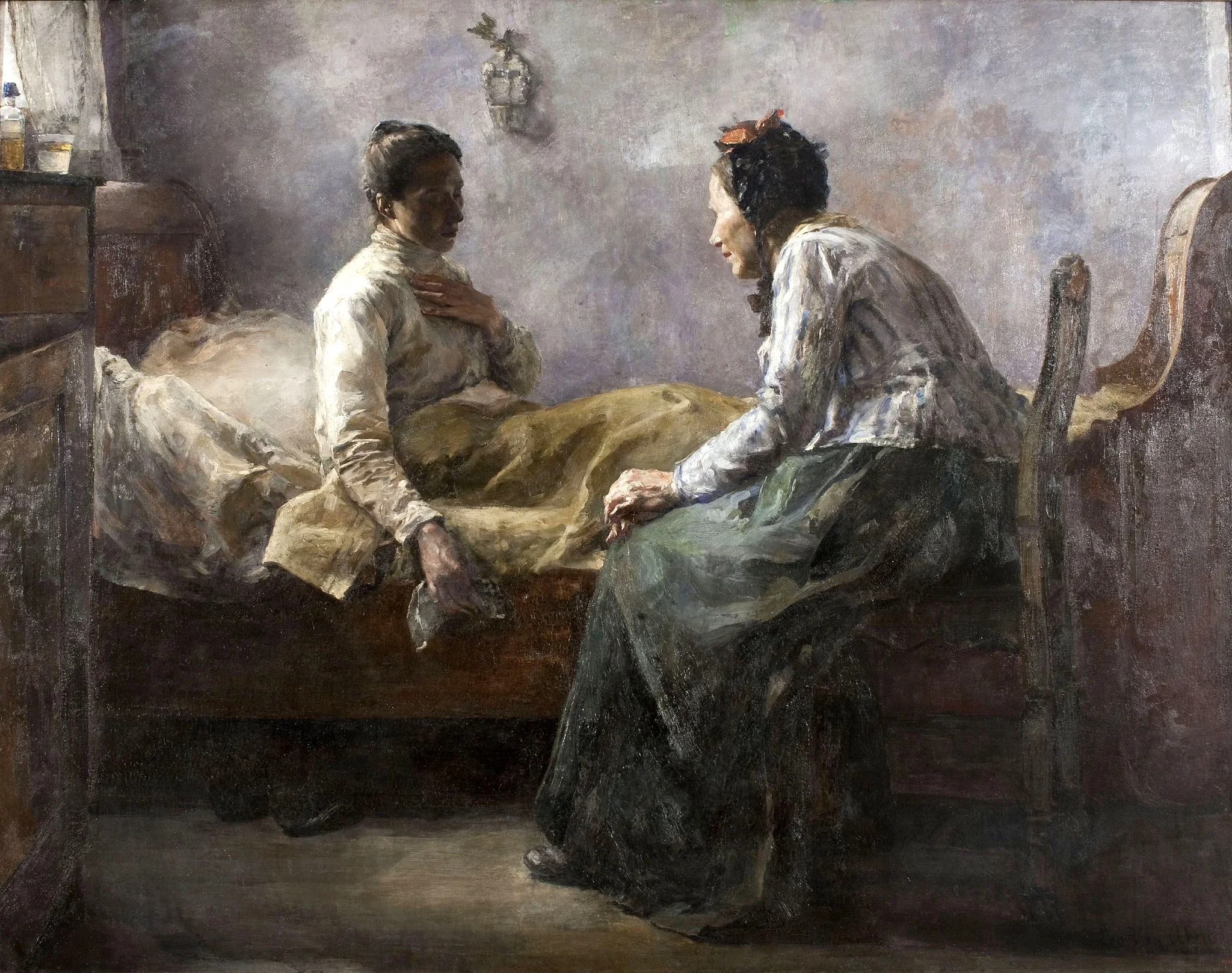 Human Suffering, by Leo Van Aken, unspecified, 1896