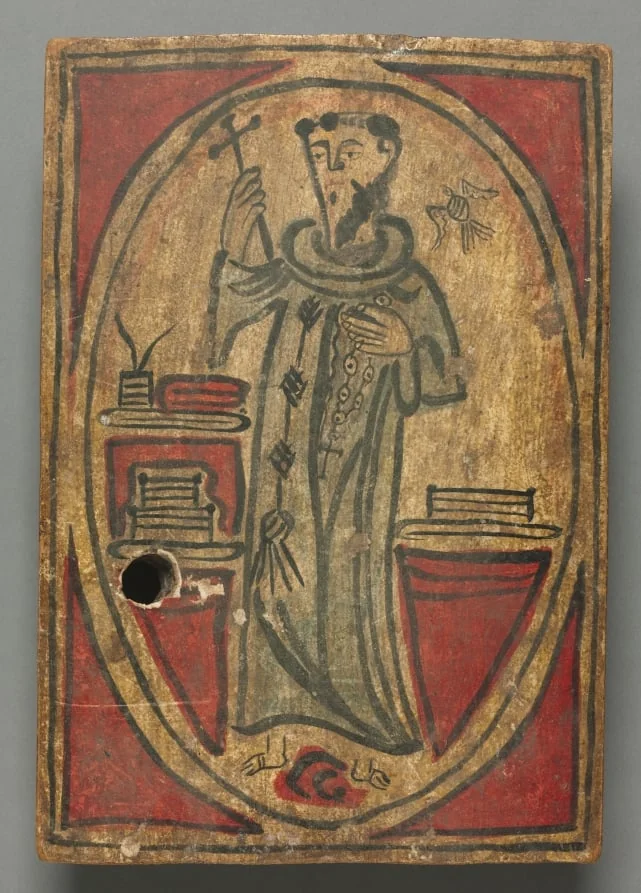 San Francisco de Assisi:  santo de retablo, by Unknown, unspecified, 1700