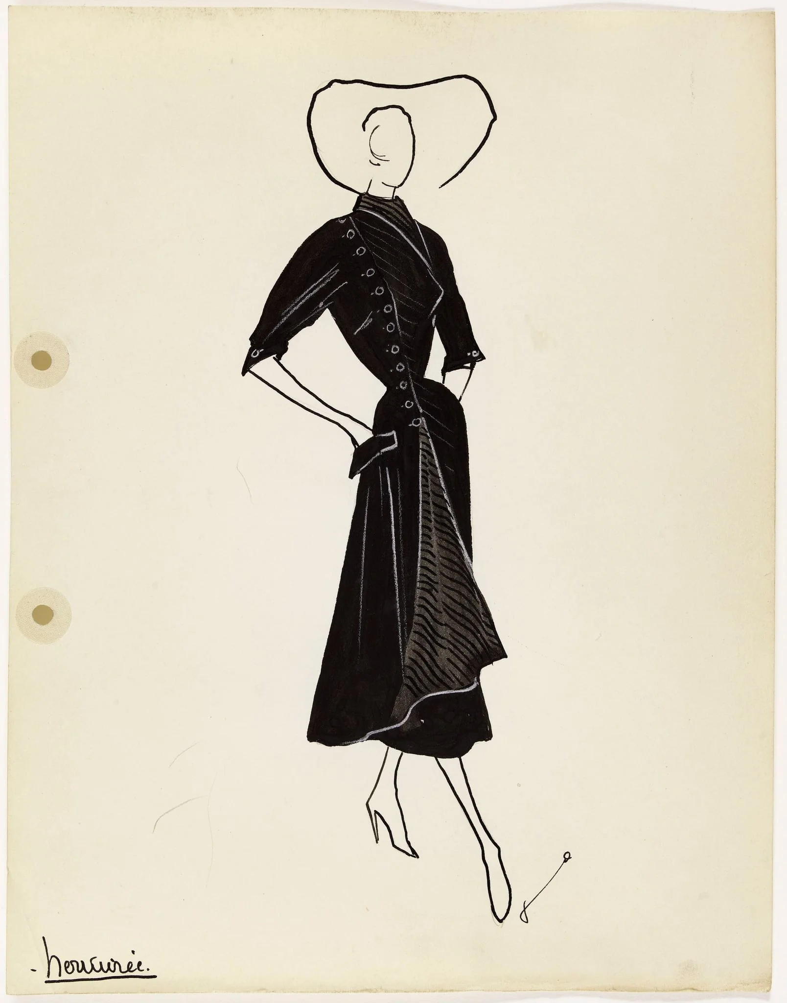 'Nervrirée', by Carven, 1949