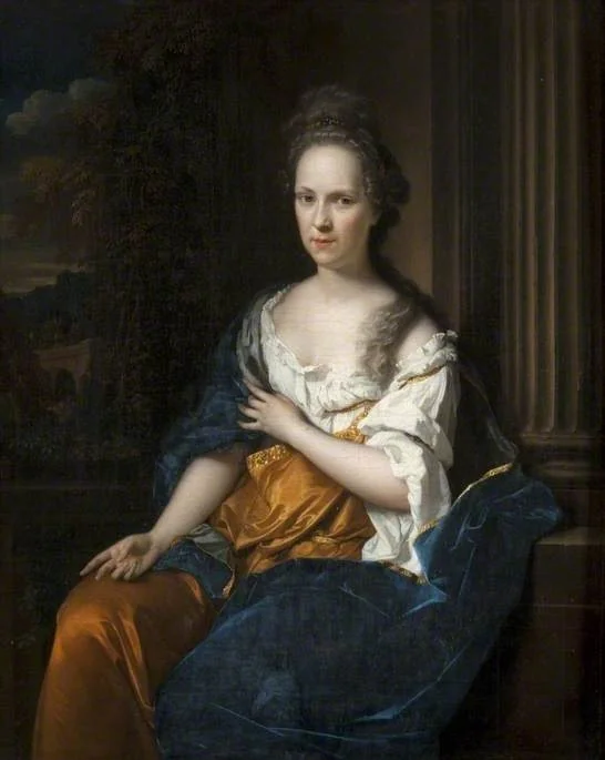 Portrait of a Woman, Aged 33, by Adriaen van der Werff, oil, 1698
