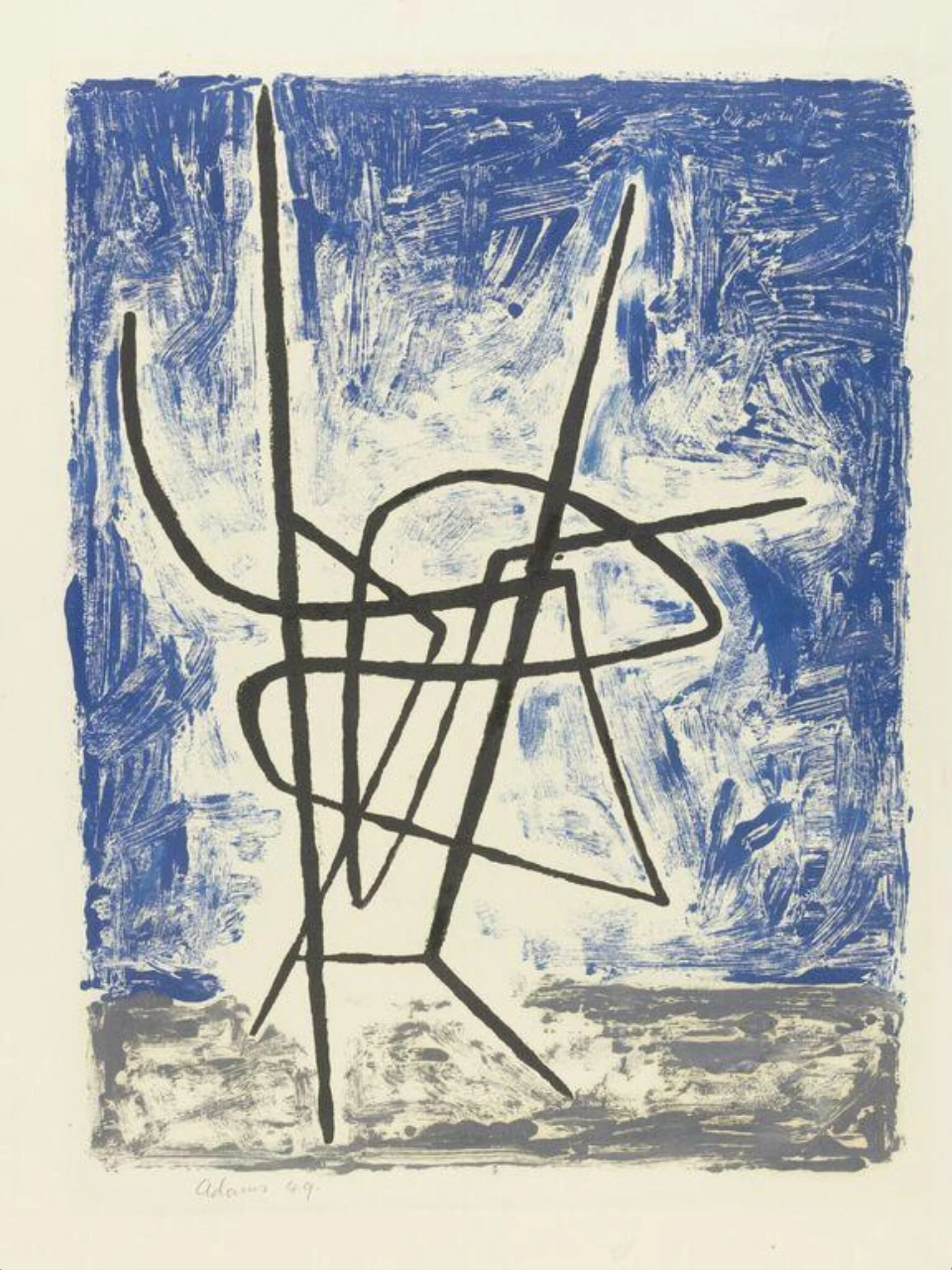 Study for Sculpture, by Robert Adams, 1949