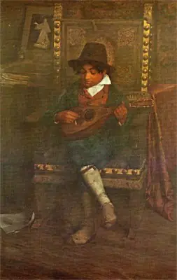 Boy with a mandolin