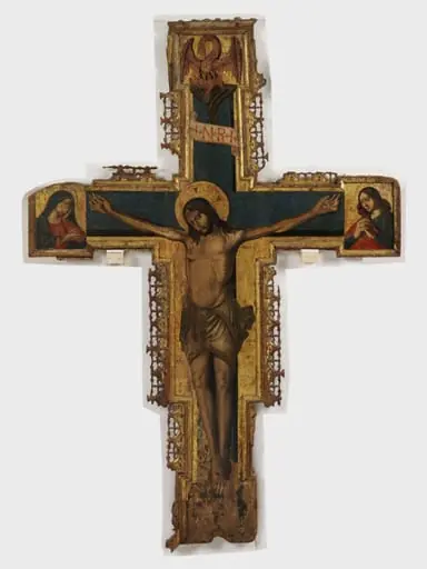 Painted Crucifix