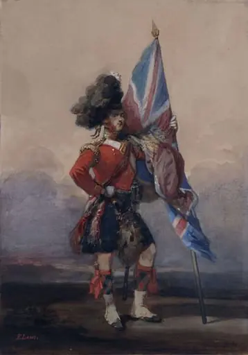 Ensign of the 79th Highlanders