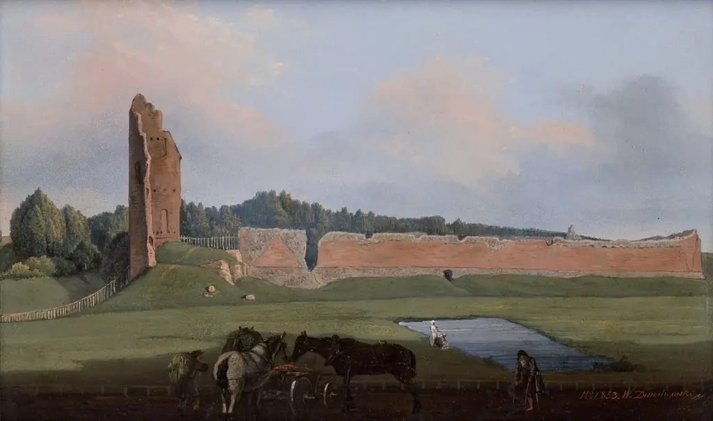 Ruins of the Miedniki Castle