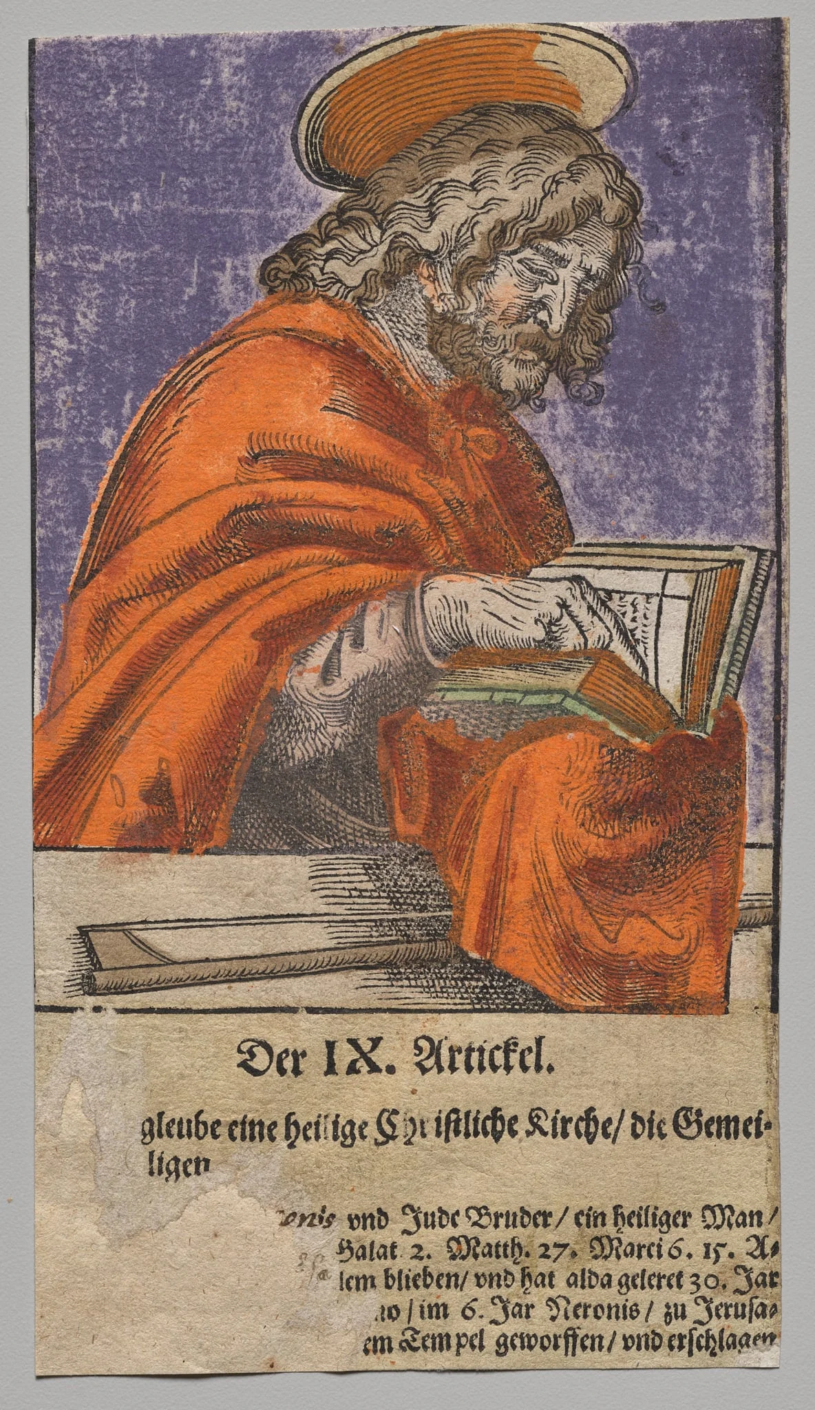 James the Less from Christ, the Apostles, and Saint Paul, by After Lucas Cranach the Elder, 1564