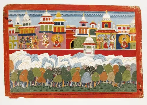 Vanasura, Shiva and Parvati