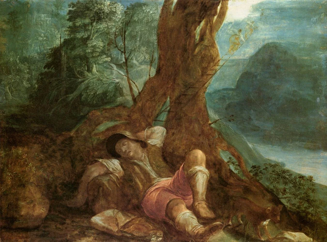 Jacob’s Dream, by Adam Elsheimer, oil, 1599