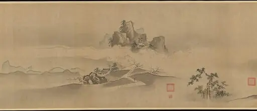 狩野常信筆　潇湘八景図巻|Eight Views of the Xiao and Xiang Rivers