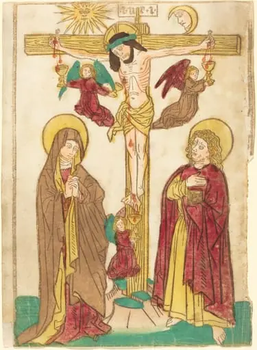 Christ on the Cross with Angels