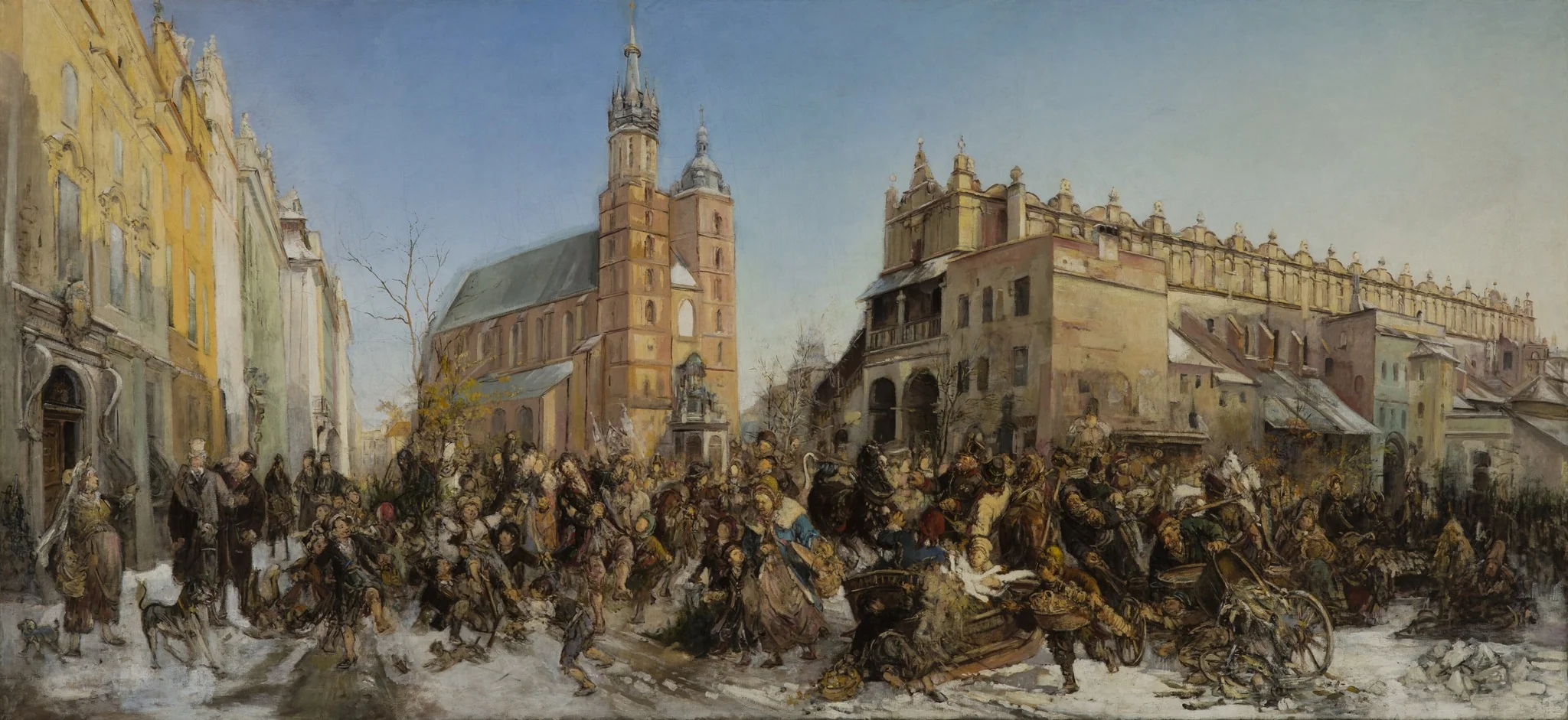 Fair on the Main Market Square in Krakow