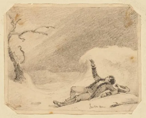 Man in Snow