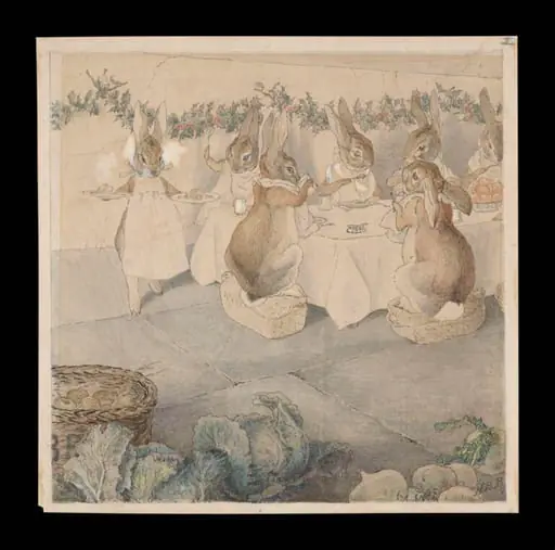 The Rabbits' Christmas Party: Christmas Dinner