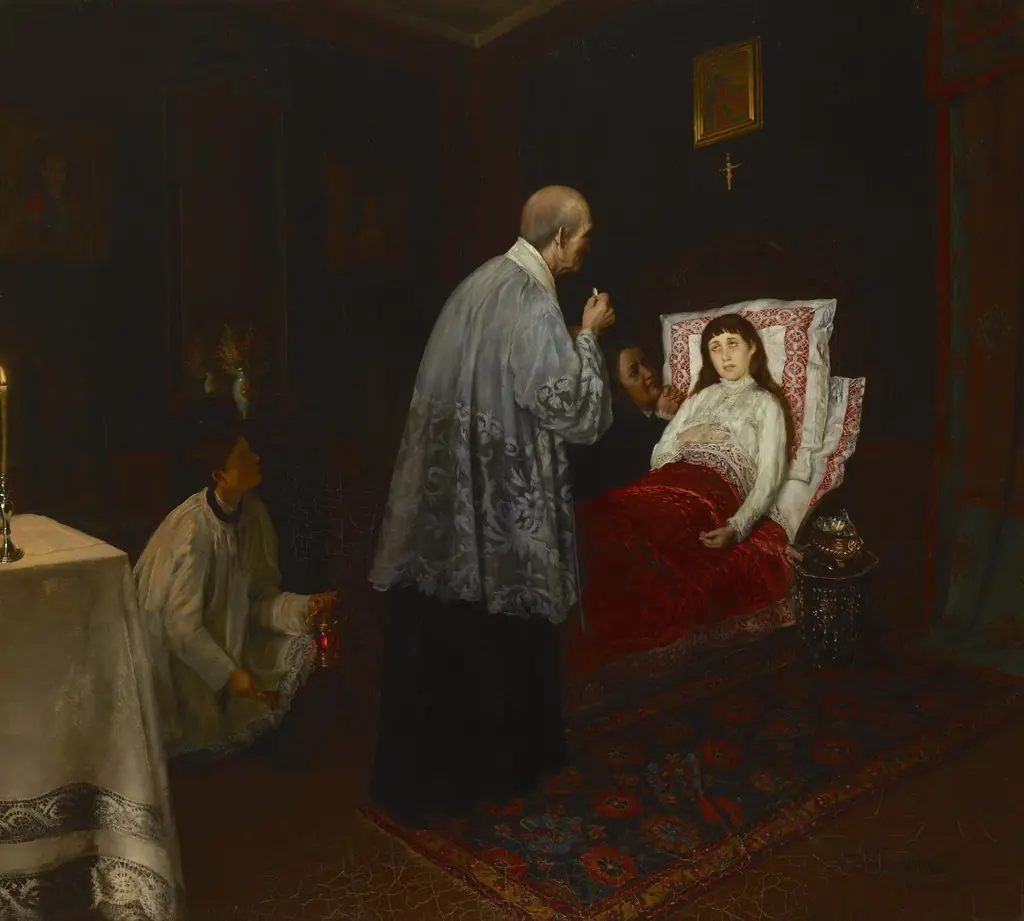 Communion of a Sick Woman