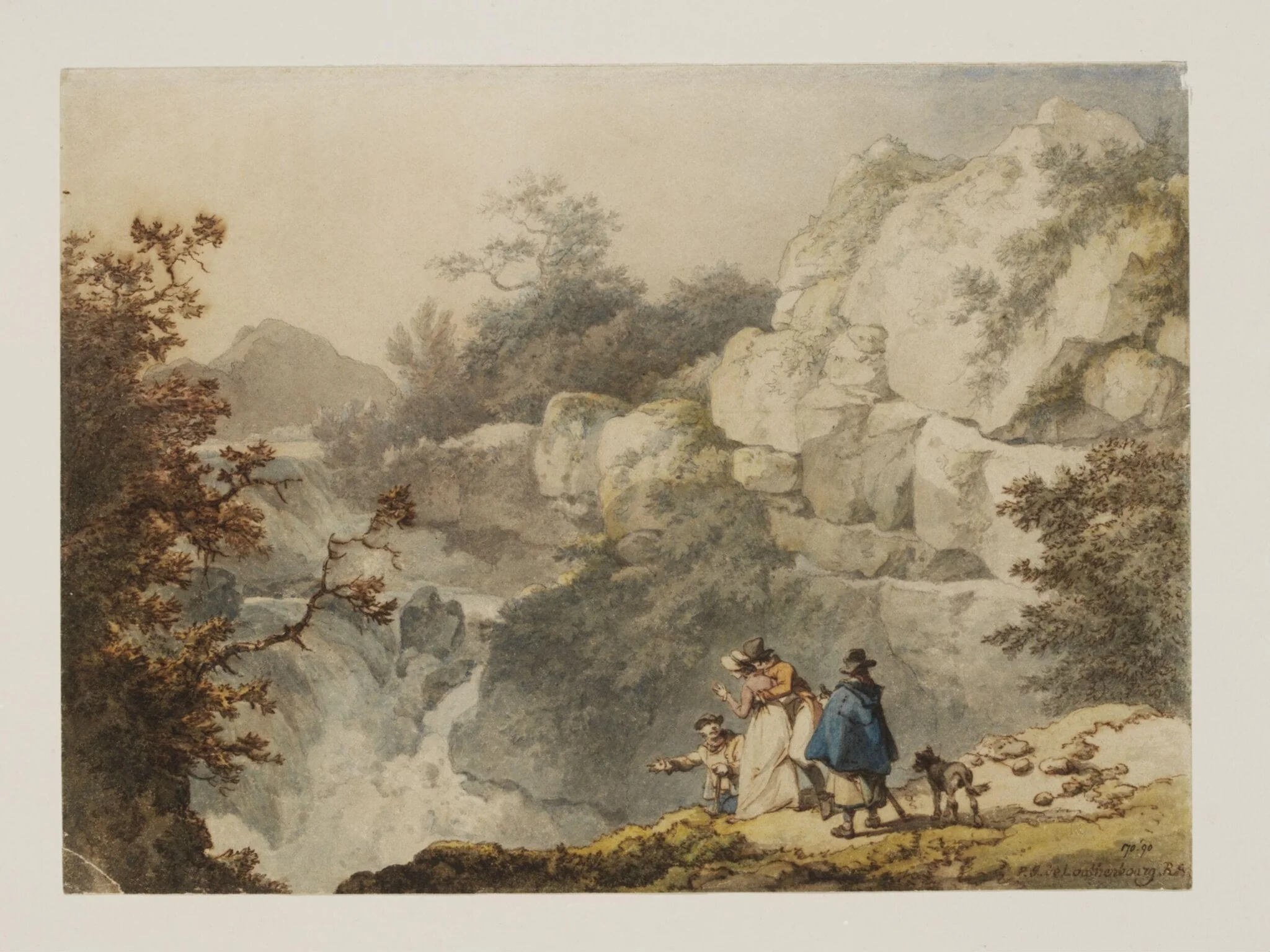 Cataract on the Llugwy, near Conway