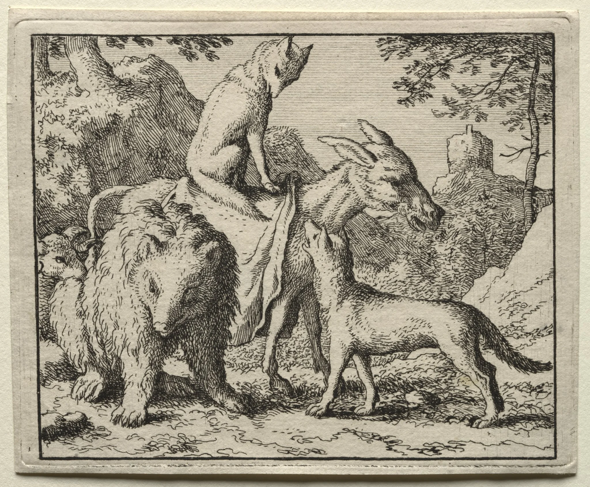 Reynard the Fox, by Allart van Everdingen, 1662