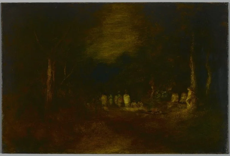 The Captive, by Ralph Albert Blakelock, oil, 1890