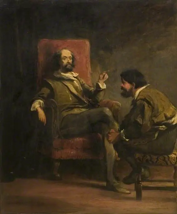 Don Quixote and Sancho Panza (from Cervantes' novel)