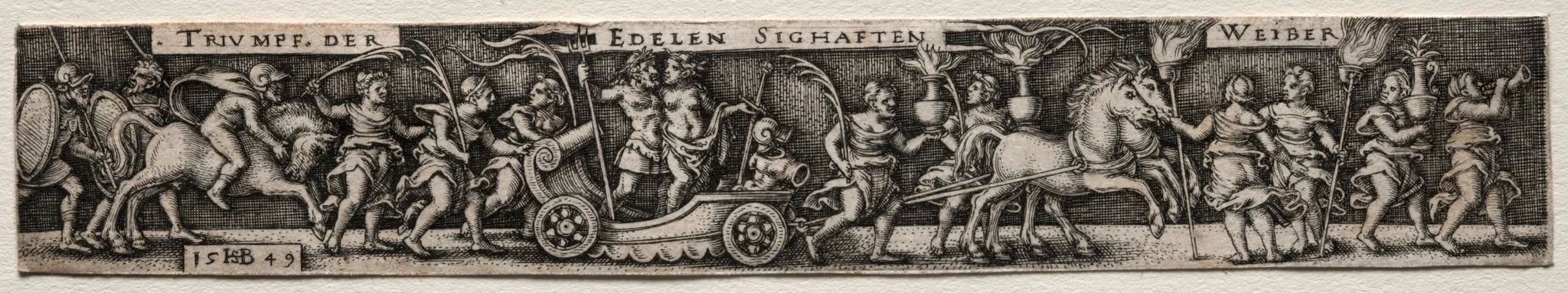 The Triumph of Women, by Sebald Beham, 1549