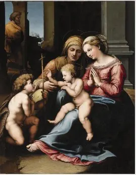 The Holy Family with Saints John the Baptist and Elizabeth