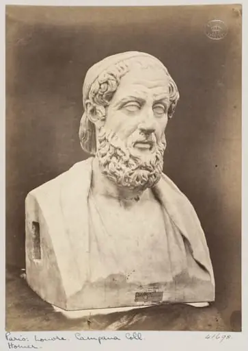 Marble bust of Homer