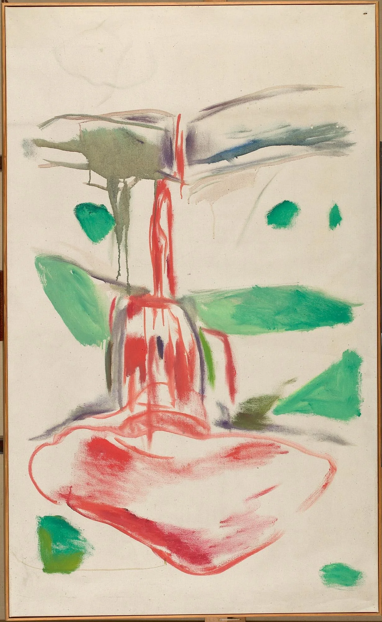 Blood Waterfall, by Edvard Munch, oil, 1915