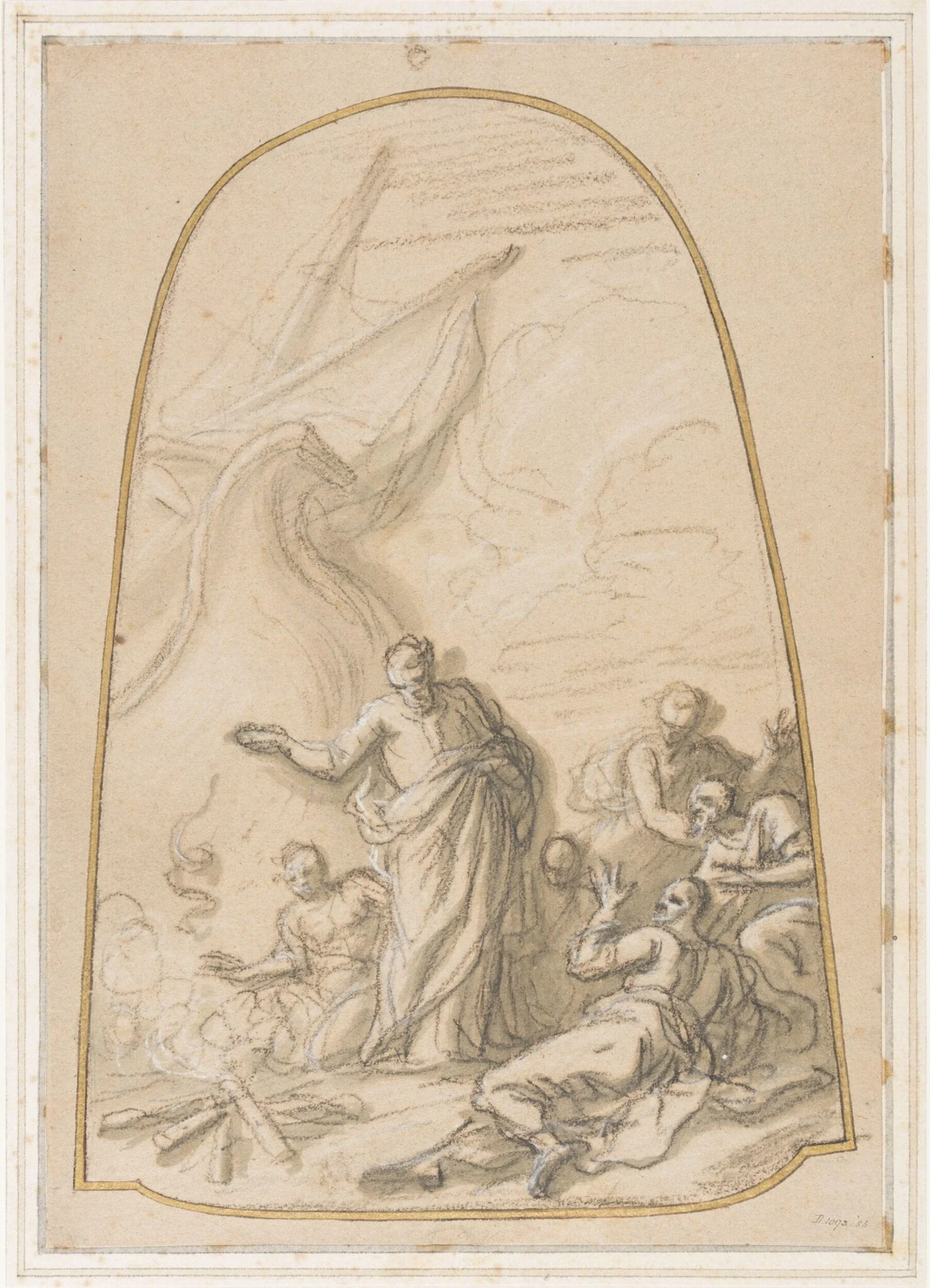 St Paul Shipwrecked on the Island of Malta, by James Thornhill, 1715