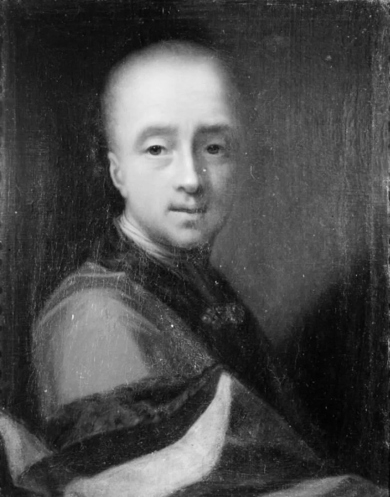 Portræt af en midaldrende mand, by Unknown, 1750