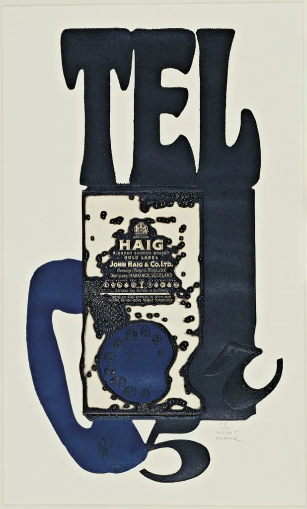 Untitled, by Janez Bernik, ink, 1968