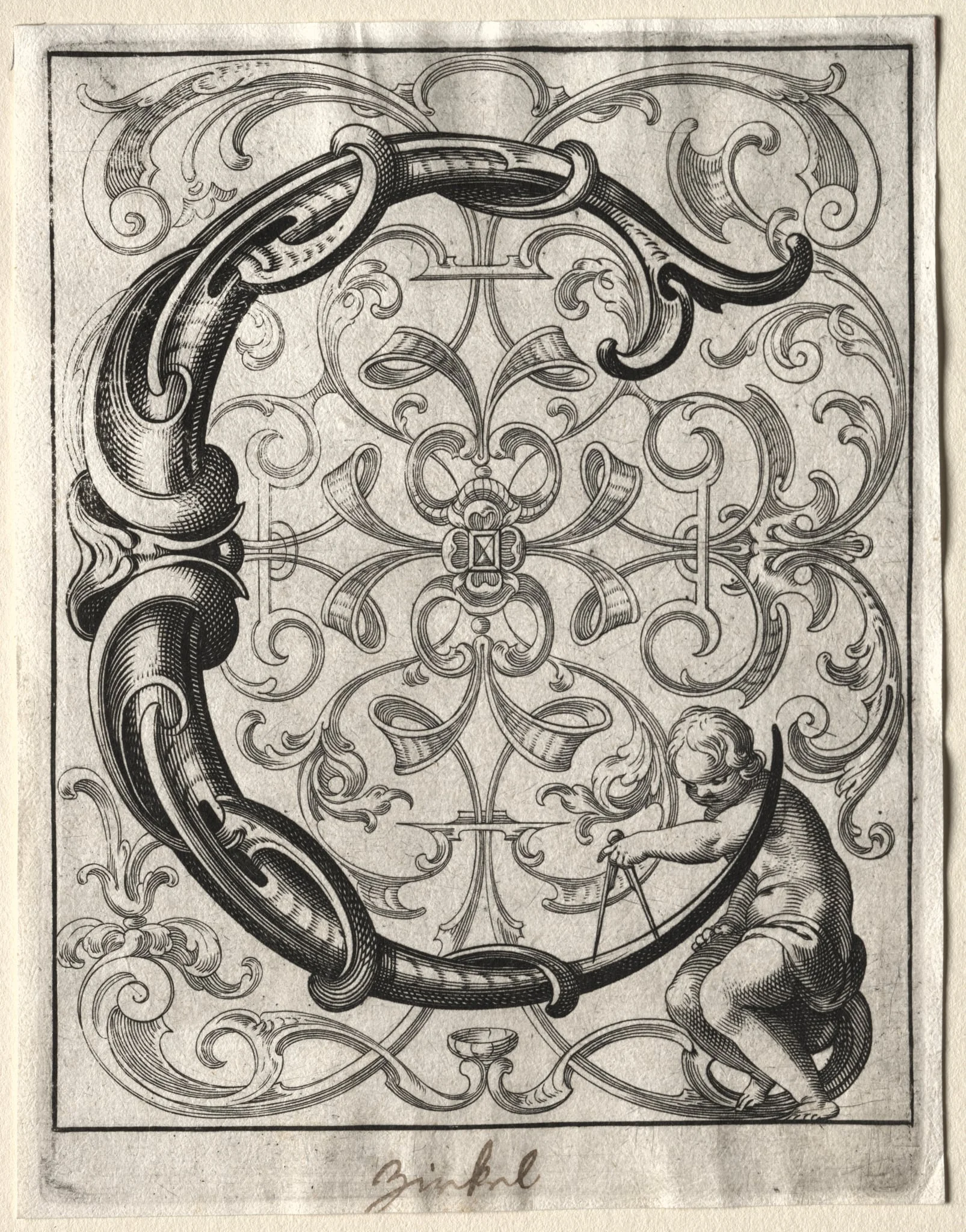 New ABC Booklet:  C, by Lucas Kilian, 1627