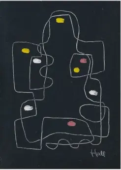 Abstract Composition in Black