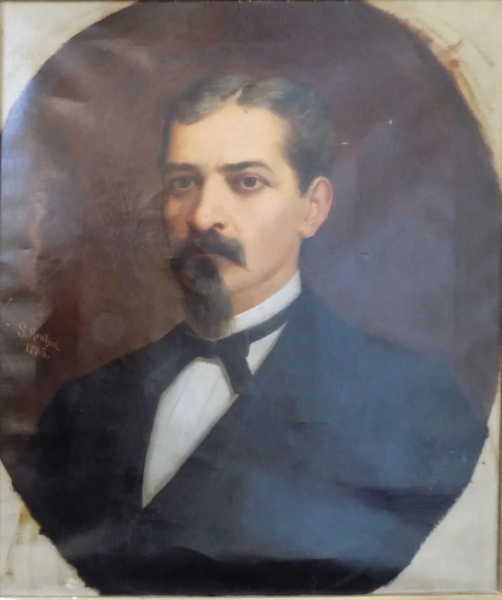 Bărbat cu barbă, by Sava Henția, 1886