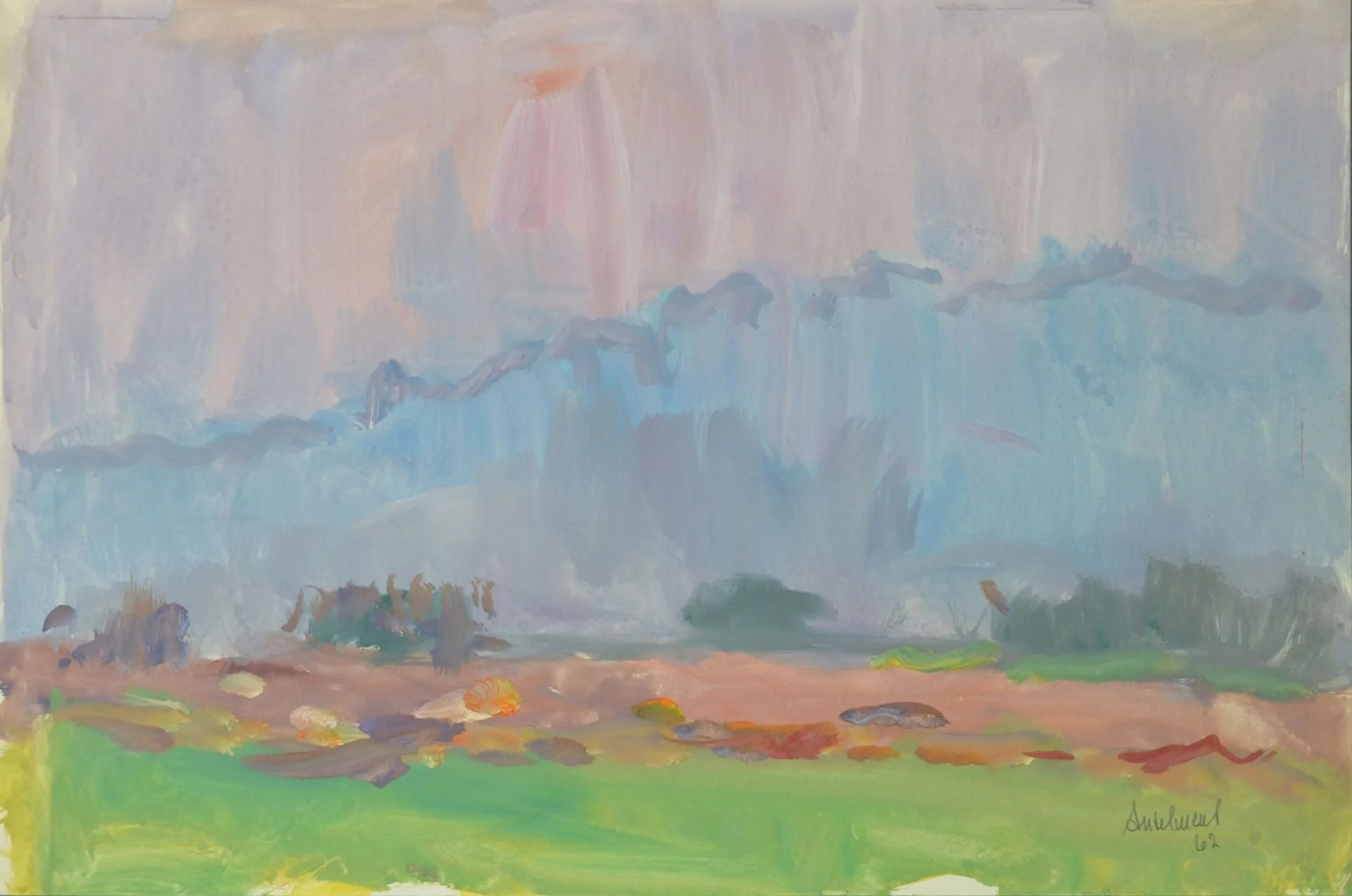 Anselment, Hermann - Malerei, Ohne Titel (Landschaft im Baselbiet)