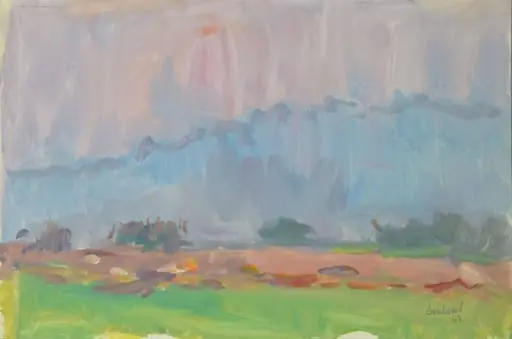 Anselment, Hermann - Malerei, Ohne Titel (Landschaft im Baselbiet)