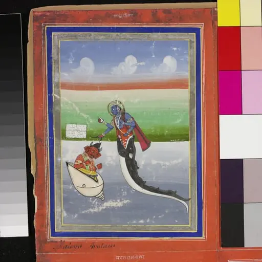 Vishnu as Matsya