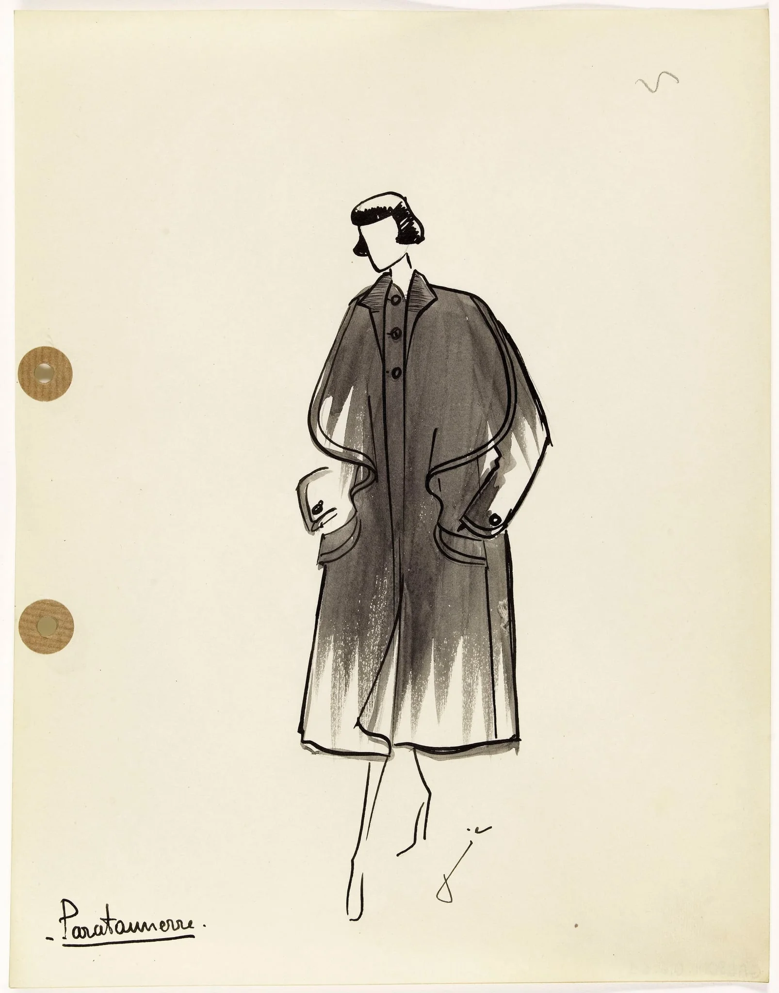 'Paratonnerre', by Carven, 1949